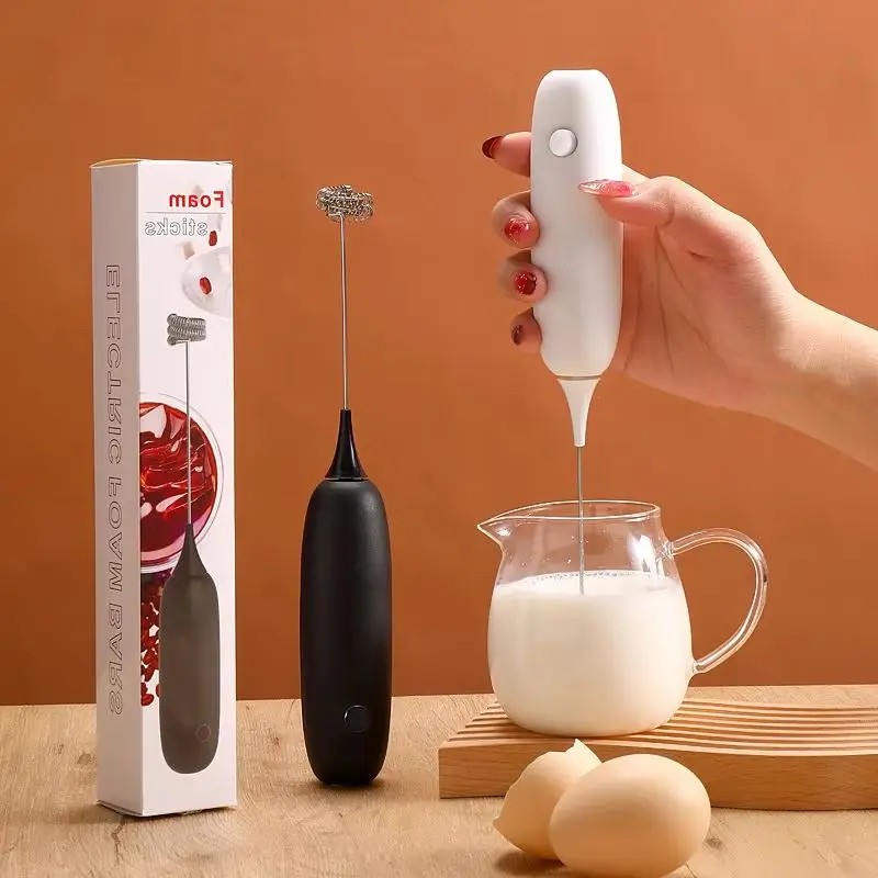 Mleko napój kawa trzepaczka mikser elektryczna trzepaczka do jajek spieniacz spieniacz Mini uchwyt mieszadło praktyczny blender narzędzie kuchenne