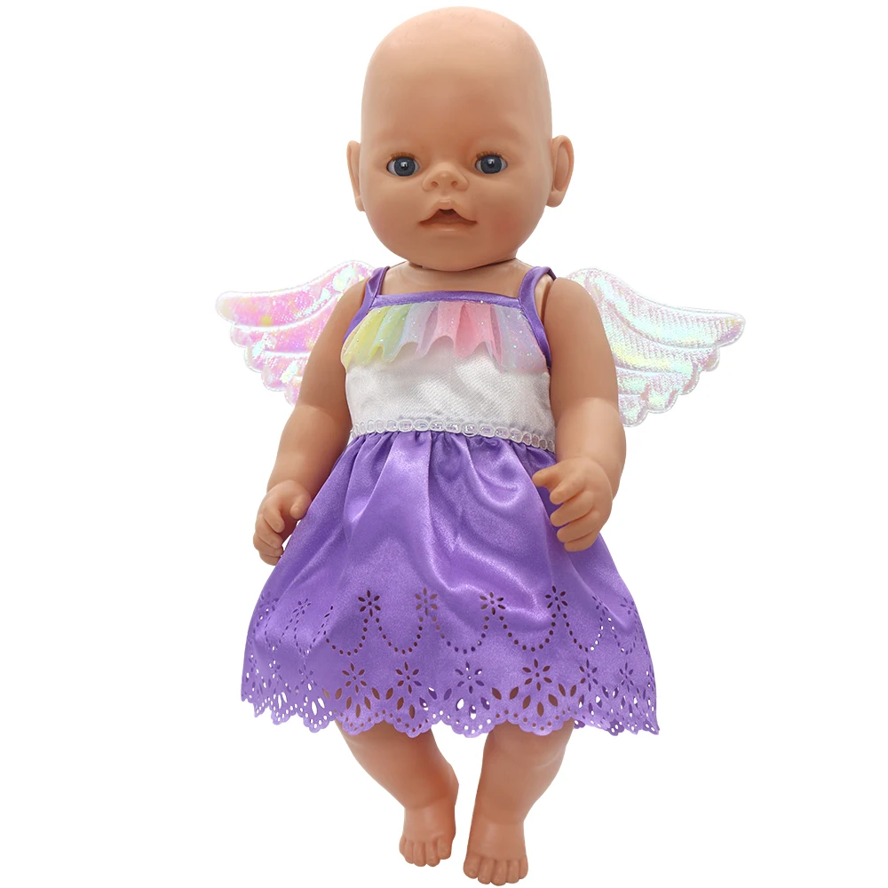 New Fashion Doll Jump Suit For 17-18 Inch Baby Newborn Doll Cute 43cm Baby Doll Accessories Pajamas Suit Festival Birthday Gift