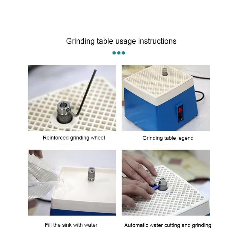 Water Grinder Stone Polishing Machine Portable Mini Stained Electric Diamond Glass Art Glass Grinding Tool