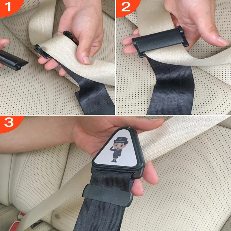 1-6pcs Adjuster 30X6 cm Children Kid Car Safety Belt Universal Car Baby Safety Seat Strap Belt Buckle Seat Belt Correction Tape