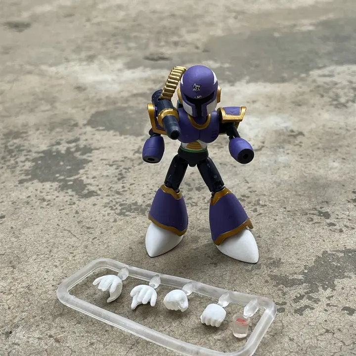 Rockman Box Egg Movable Doll Ornament Model Toy Gift Animation Cartoon Spot Action Figure MODEL TOYS