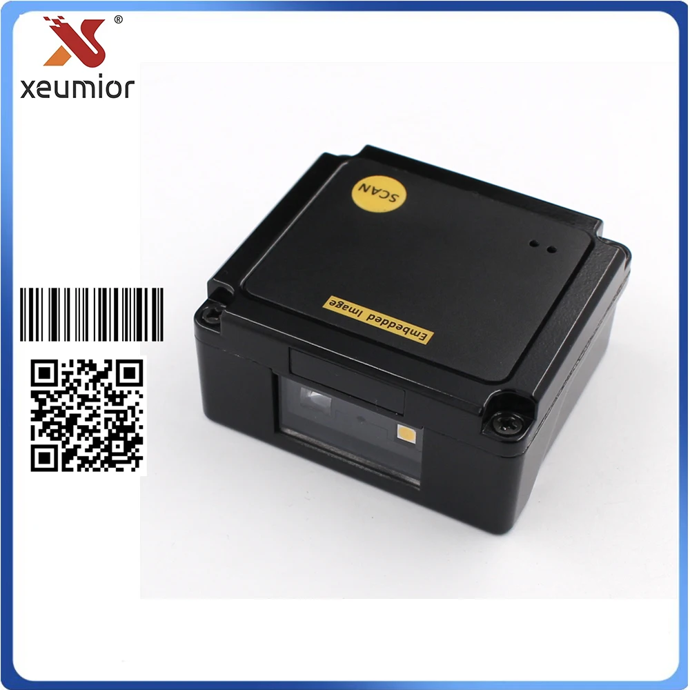 Image USB RS232 QR Code Scanner Engine Embedded Fixed Mount 1D 2D Barcode Reader Module for Kiosk Vending Terminal MN500