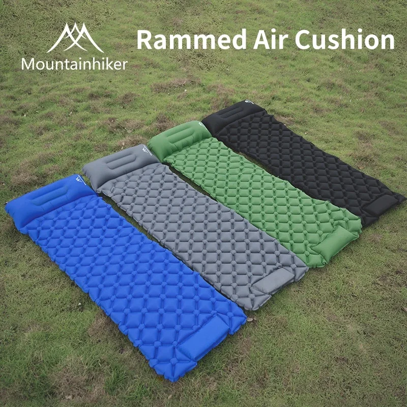 Mountainhiker Ultralight Inflatable Air Mattress Nylon Cushion Portable Sleeping Bed for CampingHiking Picnic Outdoor Activities