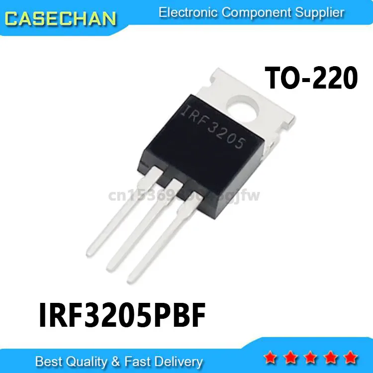 10pcs IRF3205 IRF3205PBF TO-220 ( In-Tube ) 55V 110A 200W 100% new imported original