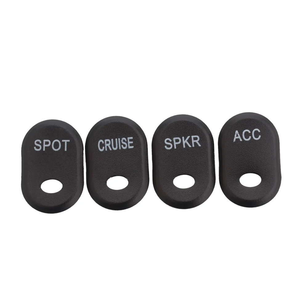 Motorcycle Handlebar Control Accessories Black Switch Caps Button Cover Kit For Harley Davidson Touring Road Glide Electra Glide