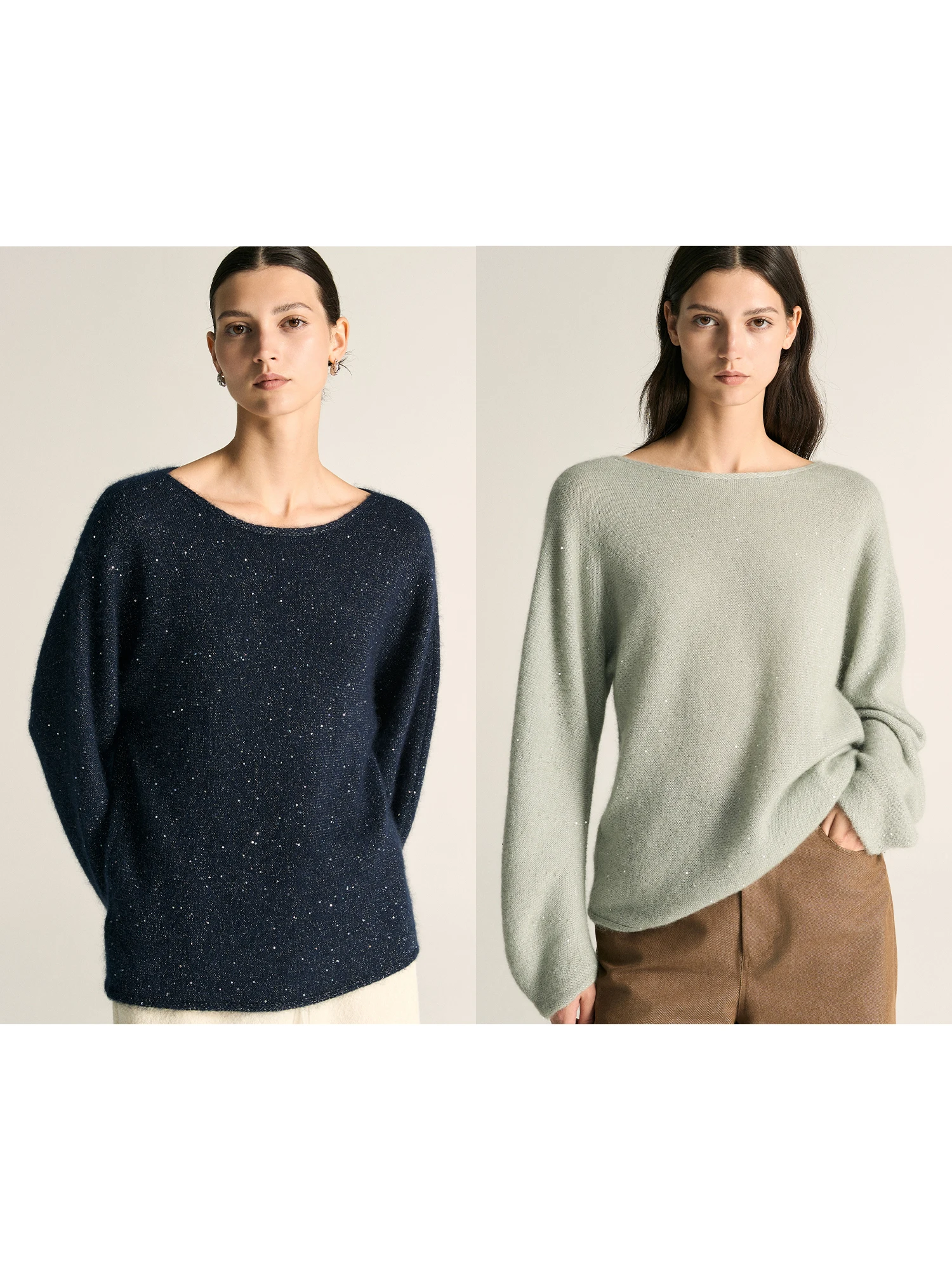 

Birmingham Stars Plu Camere Wool Star Dot Bead Boat Ne Loose Basic Camere Sweater Women's Faion Autumn Knitted Top