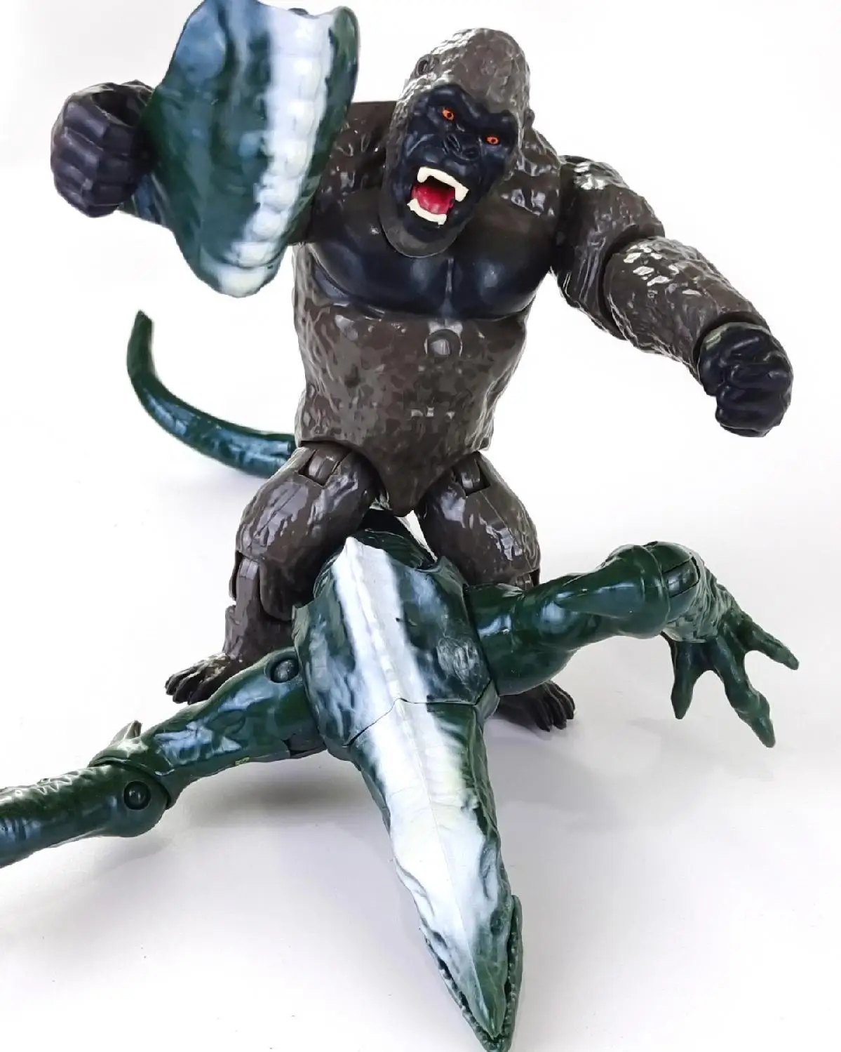 King Kong vs. Skull Lizard Movie Kong Skull Island Skullcrawler PVC Anime Action Figure Godzilla Movable Model doll kid Toy gift