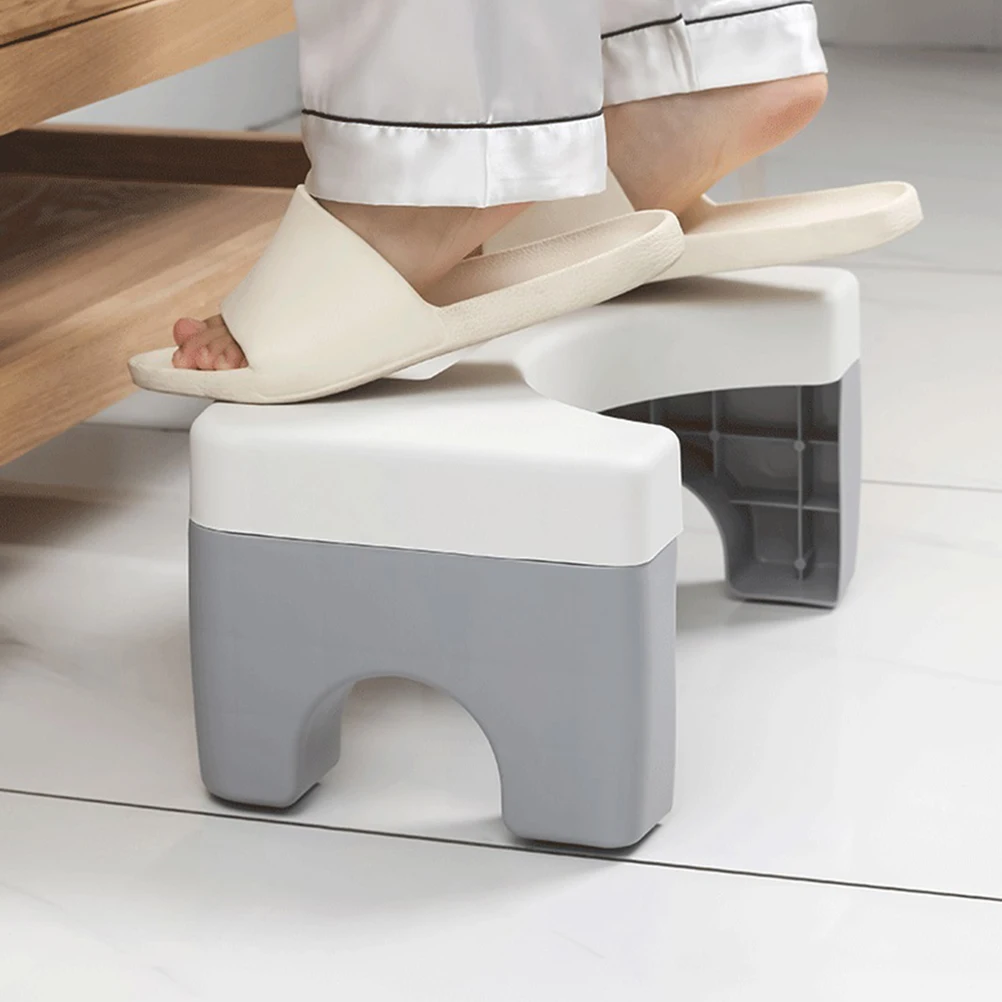 

1pc Stable Thick Toilet Stool Pedal Pad for Kids Foldable Bathroom Step Sturdy Plastic Anti-Slip Training Seat Gift Friendly