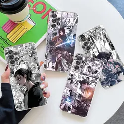 Attacks on Mikasas Titans Anime For Samsung Galaxy A55 Case A54 A52 A53 A15 A14 A13 A21S A23 A51 A34 A35 A33 A32 A72 Phone Cover