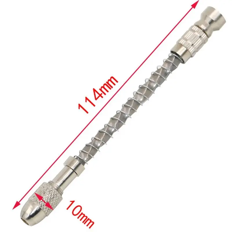 Semi-Automatic Handdrill Hole Punching Tools Twist Drill Bit Set Tool  High Speed Steel For 0.5-3.2mm