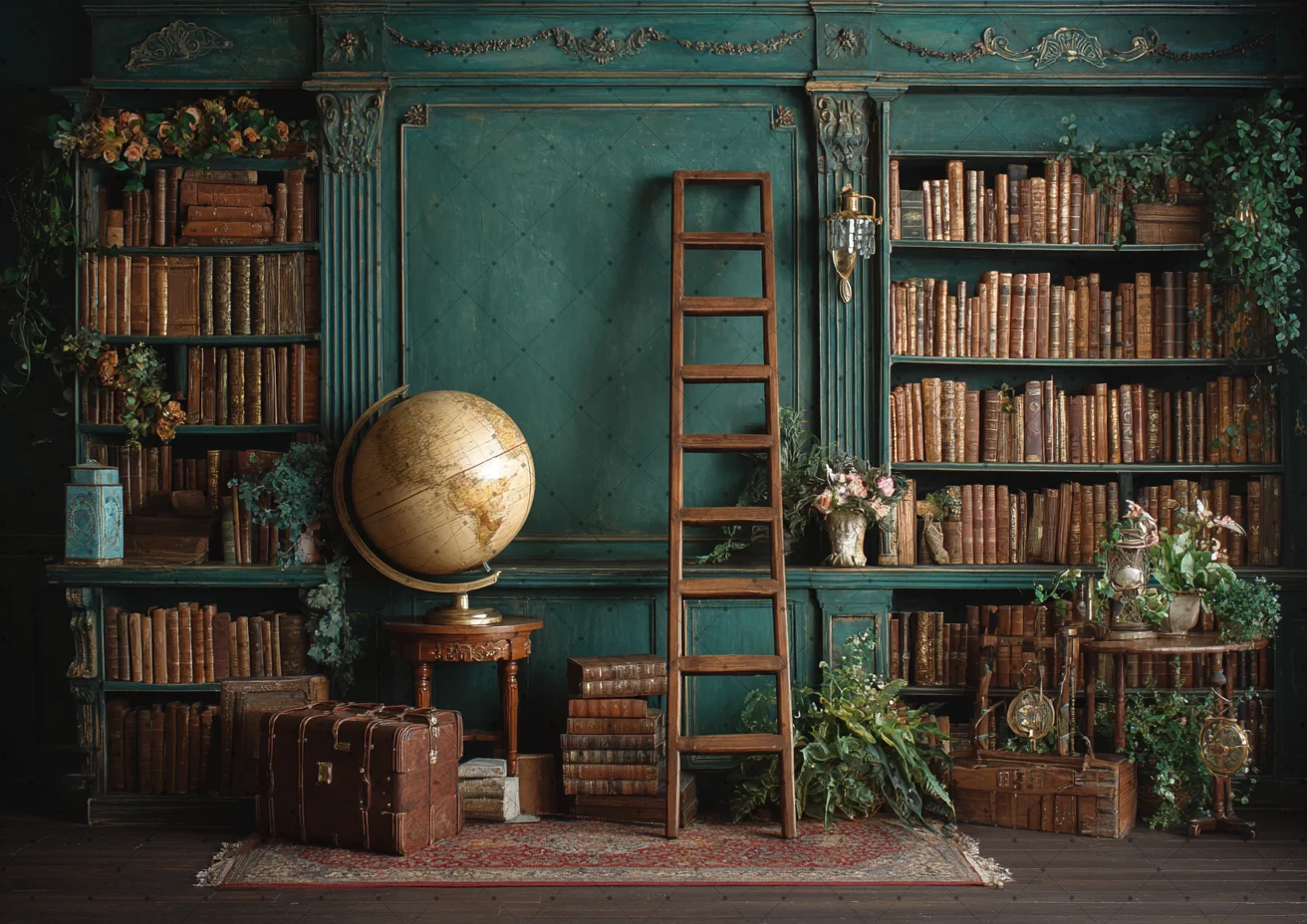 Back To School Photography Backdrop Bookshelf Books Desk Students Graduation Party Banner Photocall Background for Photo Studio