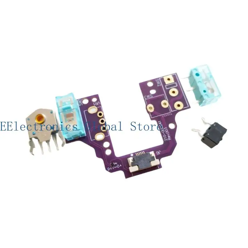 462B Hot Swappable Mouse Microswitch Button Board For Superlight Motherboard Module Maintenance Extended Device Life