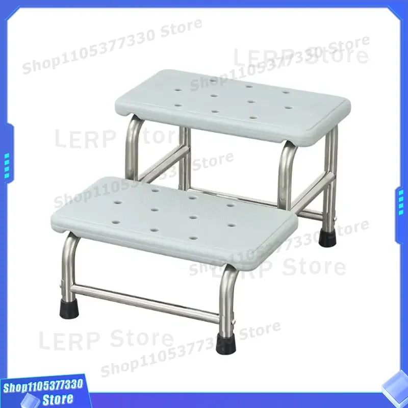 Modern Portable Double Bath Stool High Quality ABS Stainless Steel Foot Rest Level II Custom Living Room Seat Wholesale