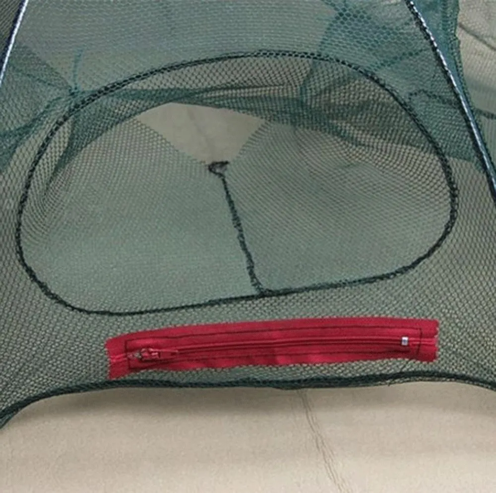 

Automatic Fishing Net Foldable Telescoping Design For Fish Crab Lobster Shrimp Pull Open No Assembly Umbrella Style