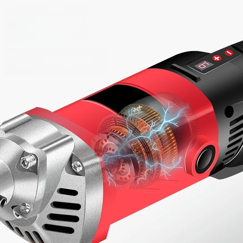 Electric Rust Remover Steel Structure Polisher Wire Brush I Beam Ship Hull Concrete Floor Grinder