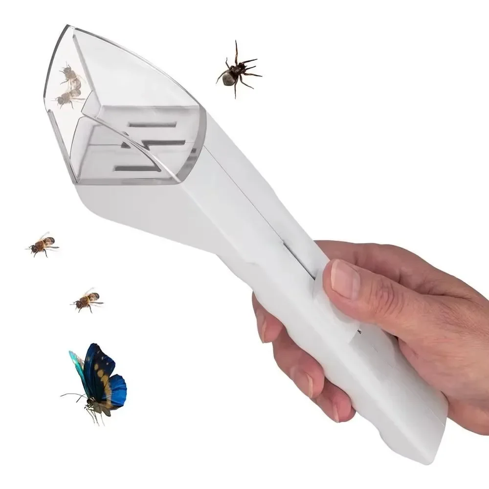 Magnifying Quick Release Worm Catcher Contactless Fly Grabber Bug Insects Catching Tool Release Nature Toys Flying Insect Trap