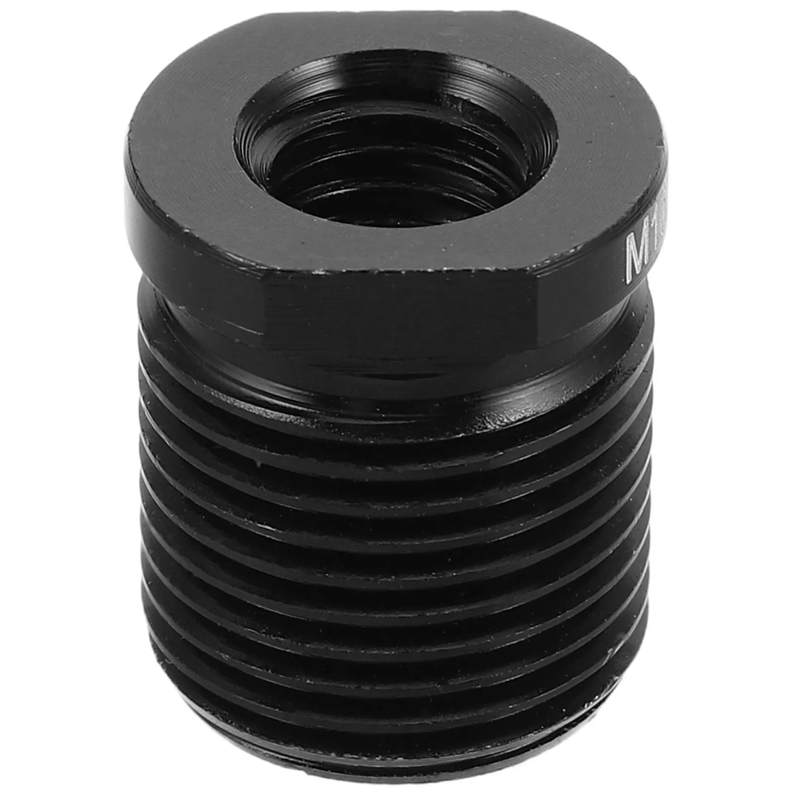 Universal Shift Knob Adapter M10 Black Aluminum Gear Shifter Adapter Compatible Non Threaded Manual Shifter Boot Retainer