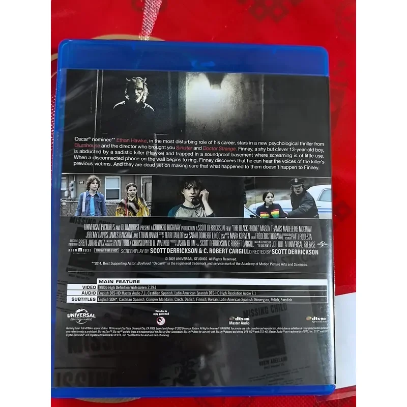 Hong Kong Version Black Phone BD Blue Light With Chinese Character Stickers Disc 99 New Without Scratches