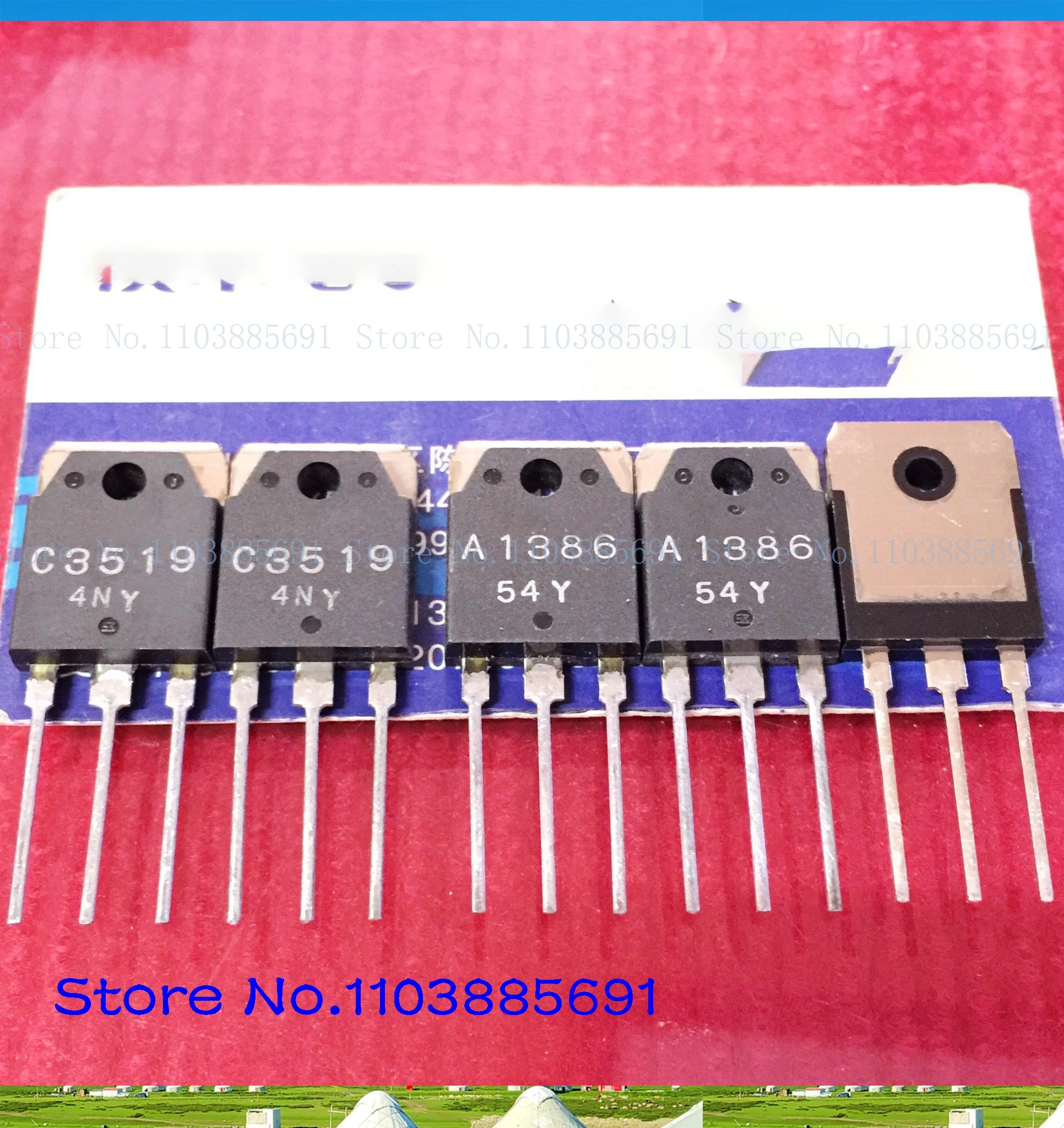 2pcs/lot=a pair 2SA1386 2SC3519