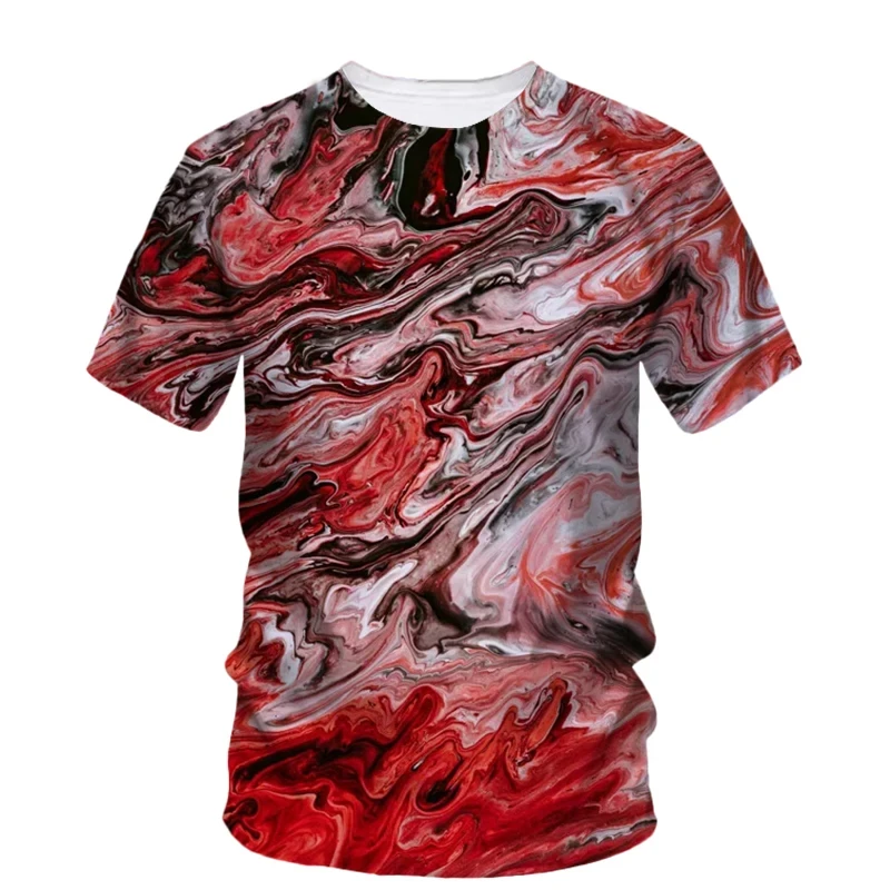 Camisetas con estampados de arte urbano, ropa para hombre, estilo Harajuku, cuello redondo, camisetas con gráficos impresos en 3D, diseño moderno y original.