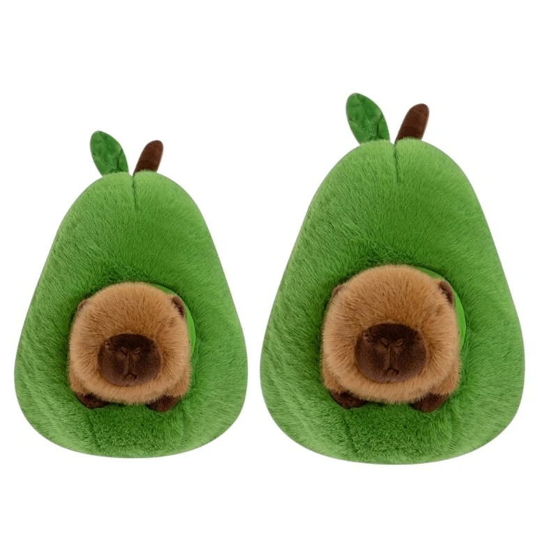 Lovely Capybaras Shaped Plush Dolls Soft Huggables Toy for Kids and Adults