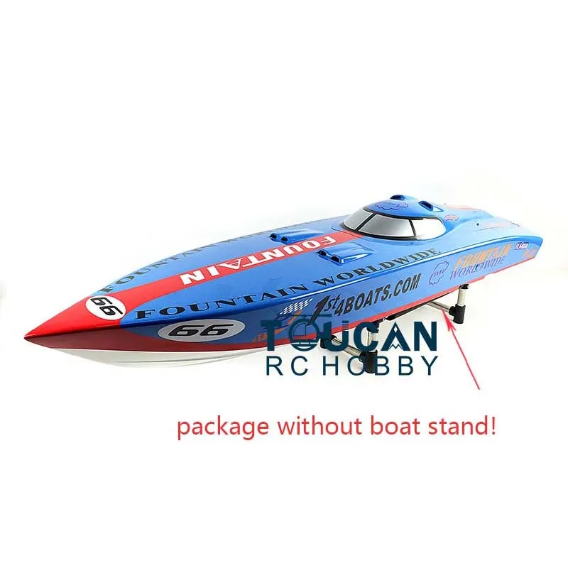 G26IP1 26CC Blue Prepainted Gasoline KIT RC Boat Fiber Glass Hull for Advanced Player RC Part for DIY Model TH02718-SMT8