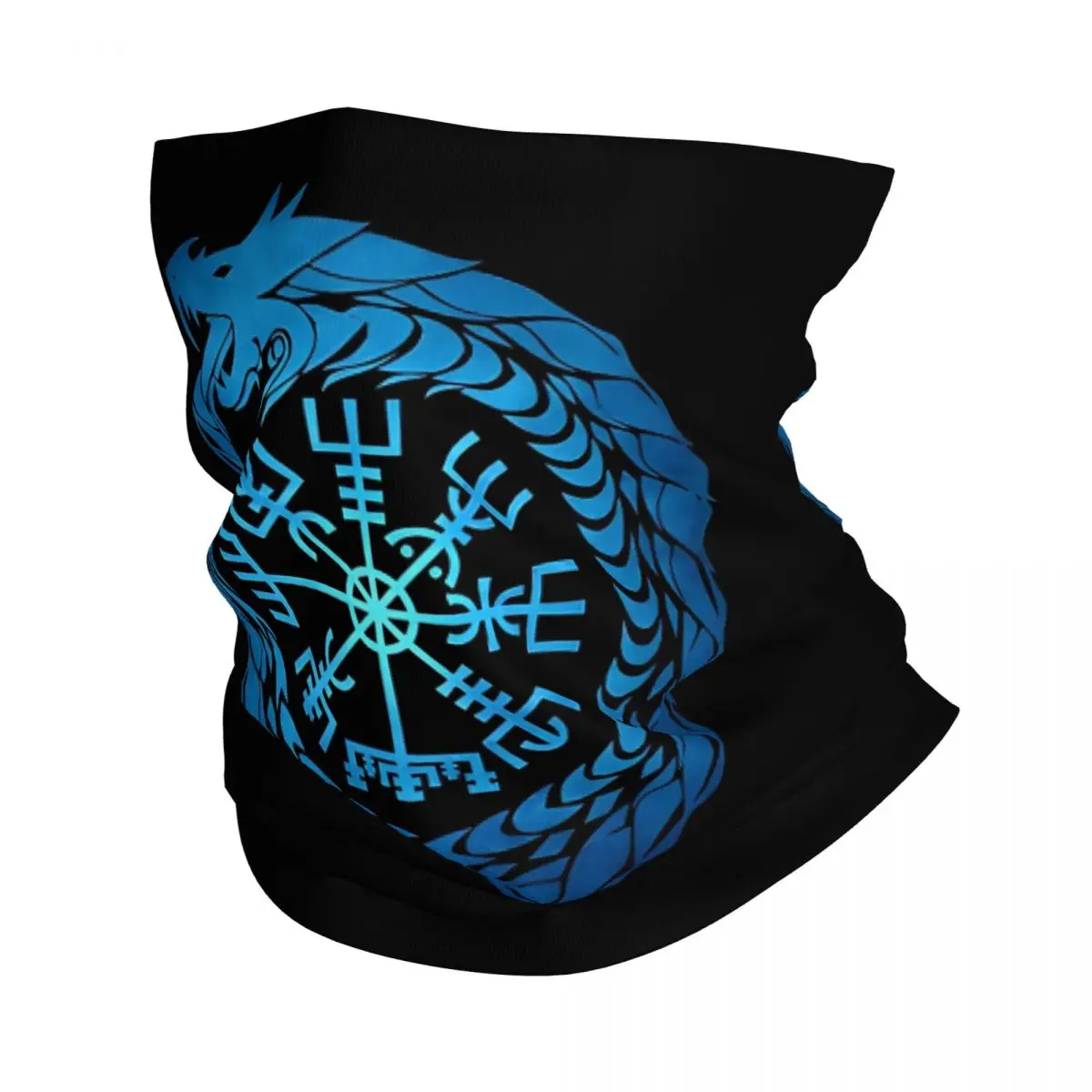 Vegvisir Jormungandr World Serpent Bandana Neck Cover Wrap Scarf Balaclava Cycling Unisex Adult Breathable