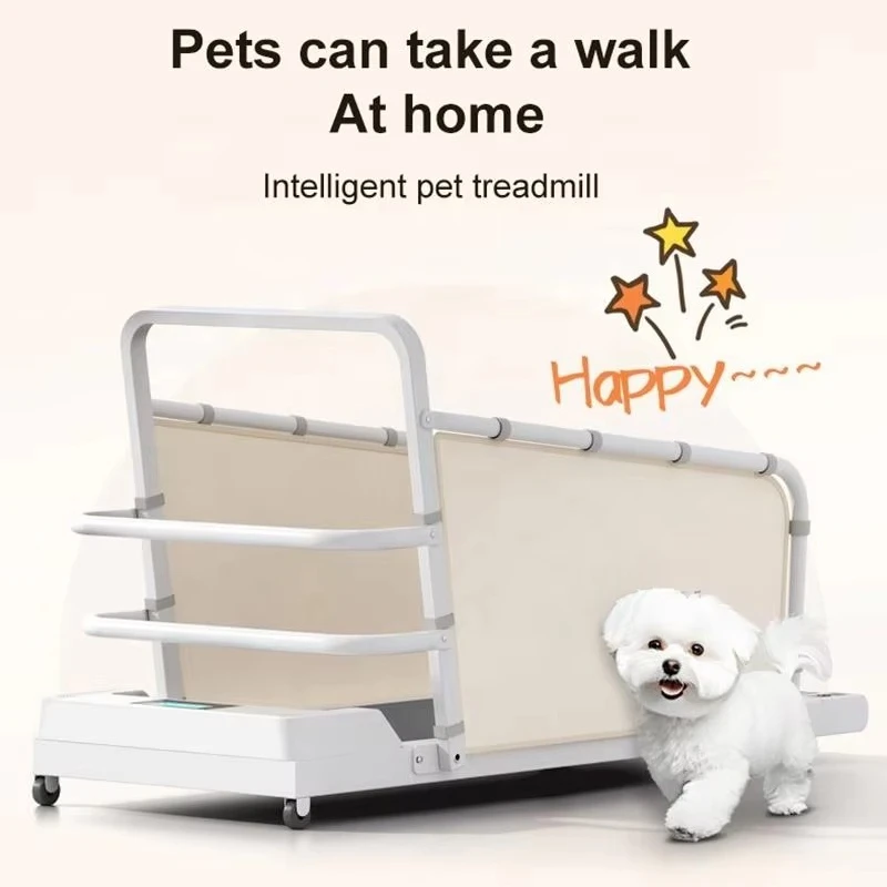 Electric Pet Dog Walker Treadmill with LCD Display Pet Walking Pad for Home Gym Exercise Indoor Use