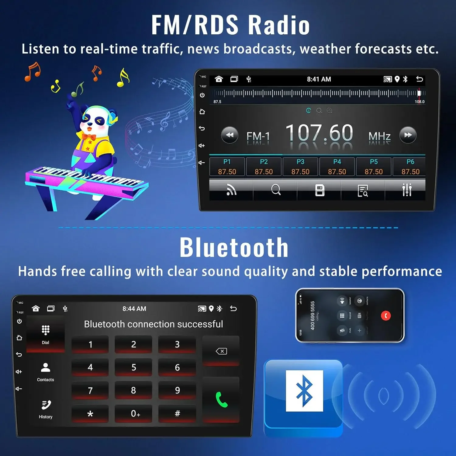Android 13 untuk Hyundai Elantra 2015-2018 dengan Carplay Nirkabel & Android Auto 9 "Radio Mobil dengan Navigasi GPS SWC + Kamera Cadangan