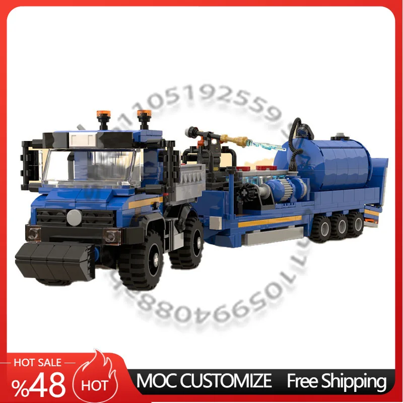 

691 PCS Speed King High-Performance Quad-Track Skid Steer Chassis MOC Customize Modular Building Block DIY Boy Holiday Toy Gifts