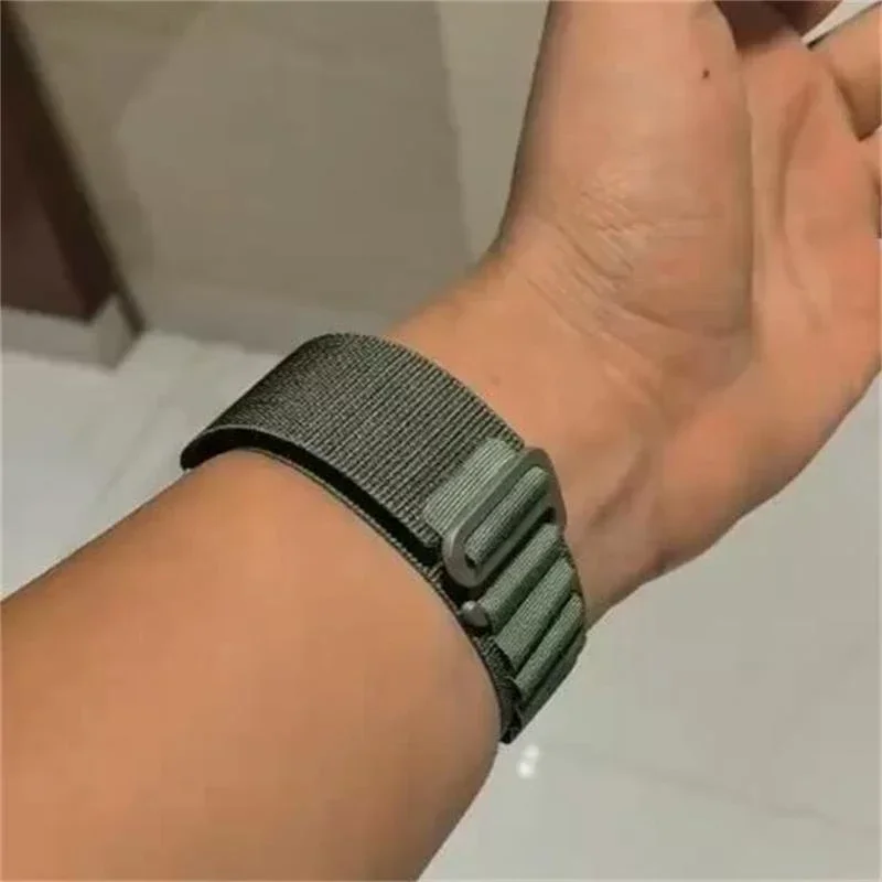 Pulseira de laço alpino para apple watch band ultra 2 49mm 9 8 7 6 5 4 3 se2 pulseira de náilon cinto iwatch 45mm 41mm 44mm 40mm 42mm correa