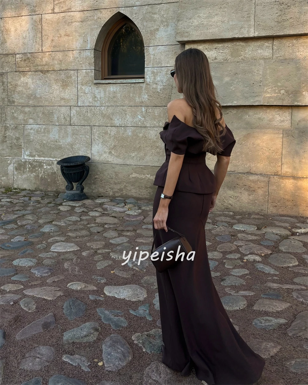 Personalizado formal elegante charmeuse botão plissado em linha reta com decote em v vestidos longos sob medida vestidos de ocasião combinando alta qualidade