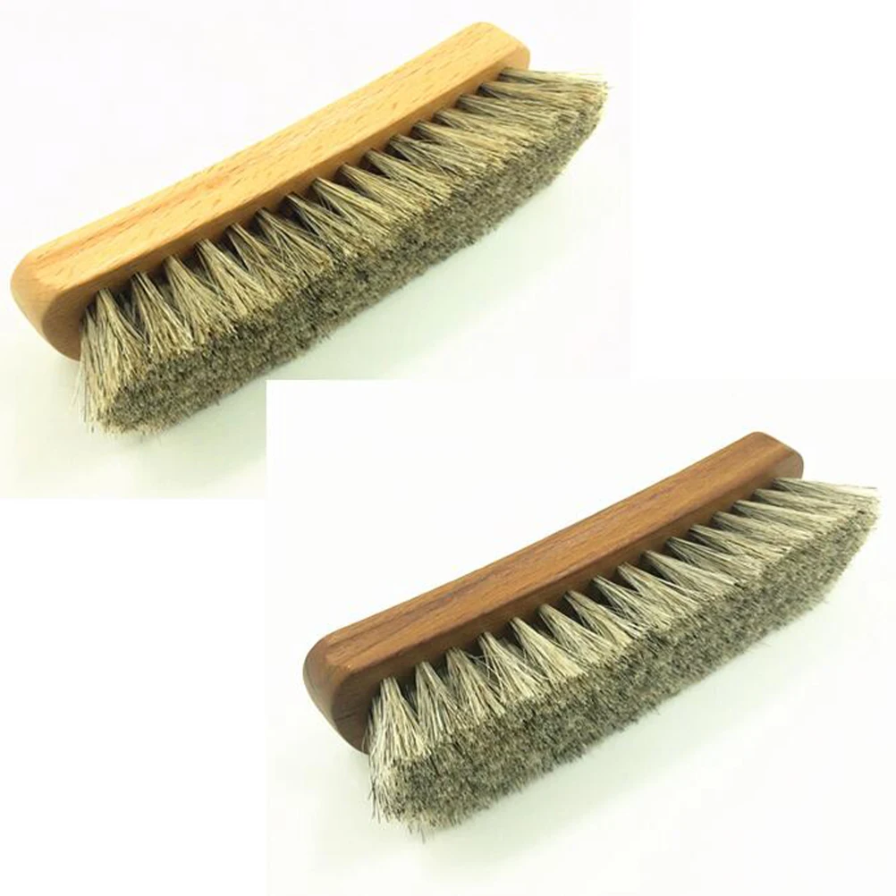 

Shoe Brushes Premium Cleaning Tool Odorless Scrubbing Effective Angle Durable Practical Lightweight Portable Storage Wooden