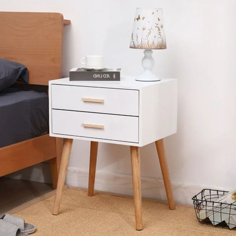 

Cabinet Storage Nightstand Small Bedroom Modern Simple Office Bedside Table Spacious Drawer Criado Mudo De Quarto Home Furniture