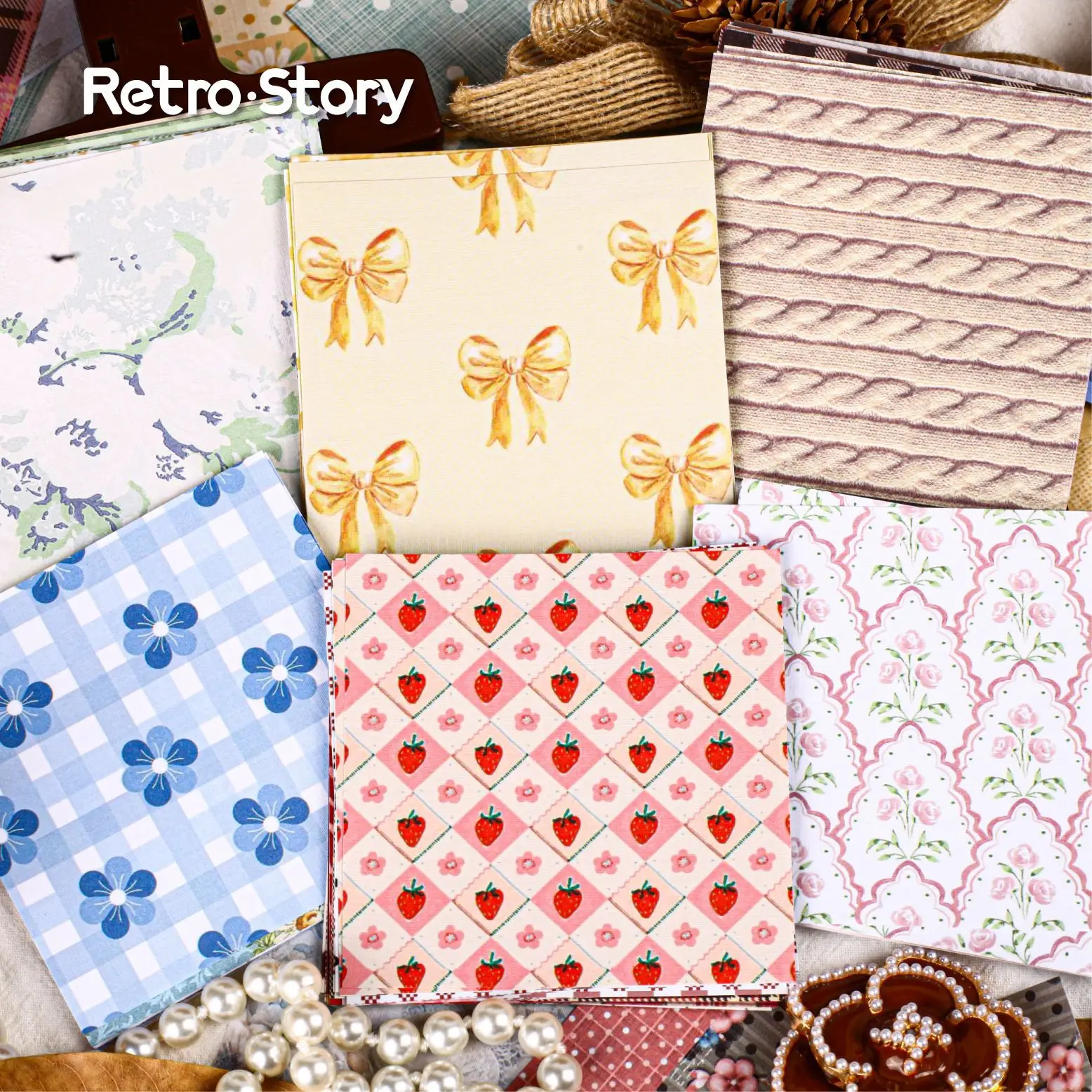 30pcs/lot Memo Pads Material Paper graph paper Junk Journal Scrapbooking paper Background Decoration stationery