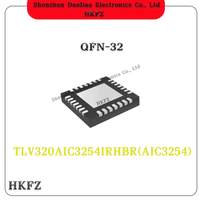 

TLV320AIC3254IRHBR AIC3254 QFN-32 Stereo Audio Codec Chip IC New Original