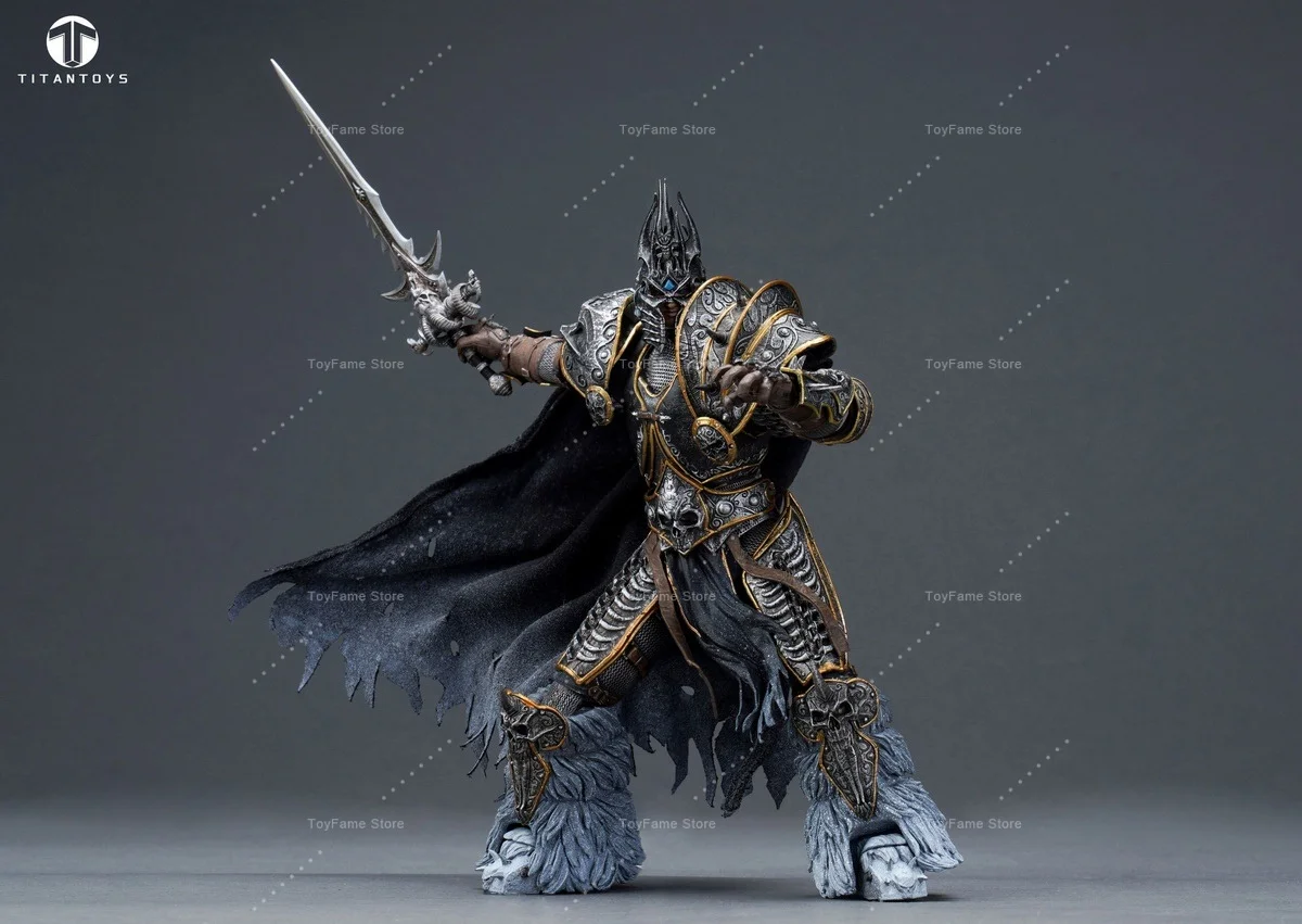 

Tyctoys New Genuine Titan Toys Arthas Prince Dead King Frost Knight Tt001 1/12 Action Figure 6inch Full Set Model Toys Gifts