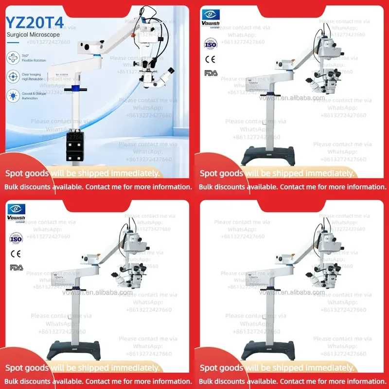 Operating Microscope Professional Medical Operation Microscope with Cold Light Source for Ophthalmic
