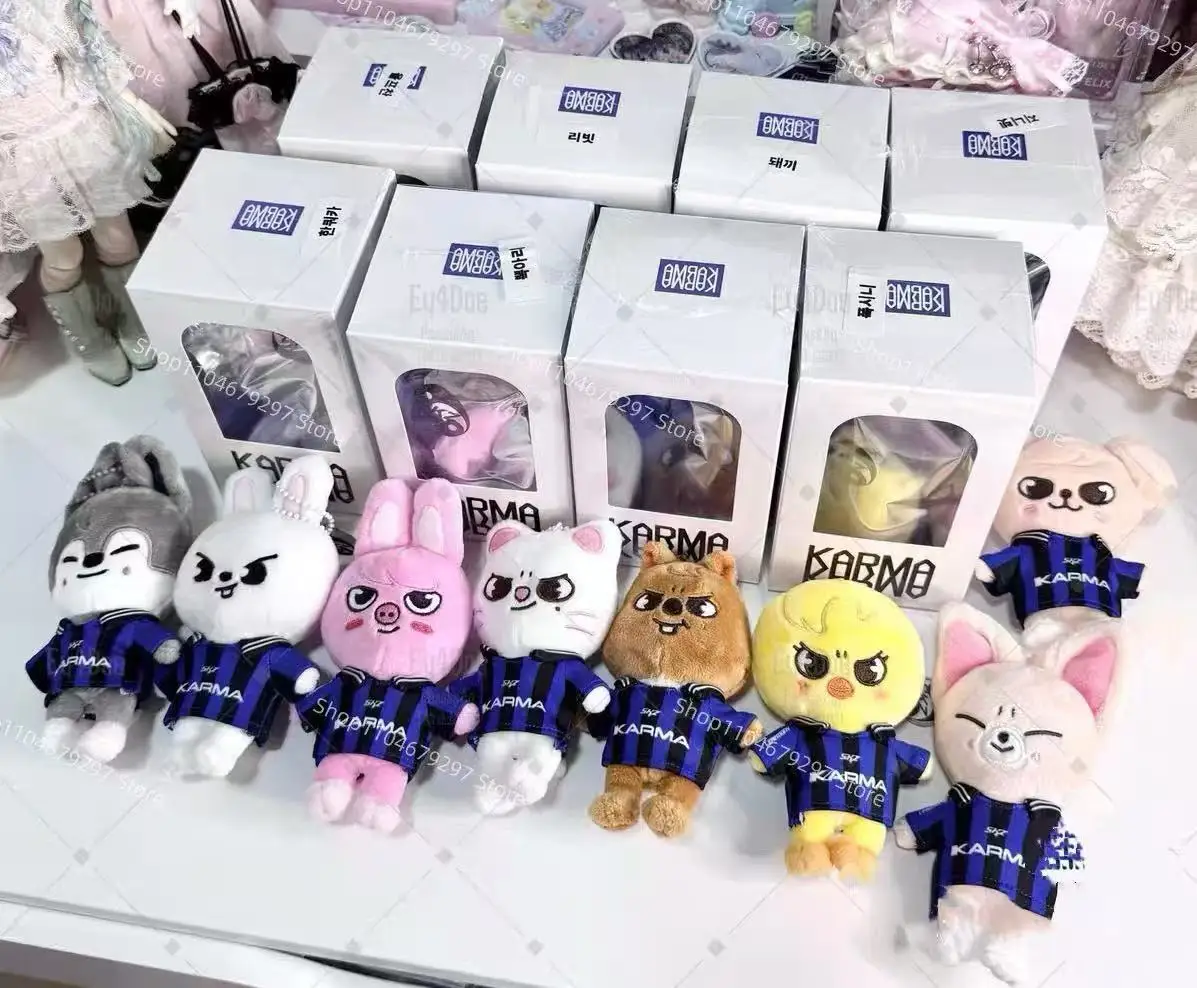

SKZOO plush keychain Stray Kids KARMA plush toy doll SKZ stuffed animal children's toy, Bangchan, Felix, Hyun Jin fan gift