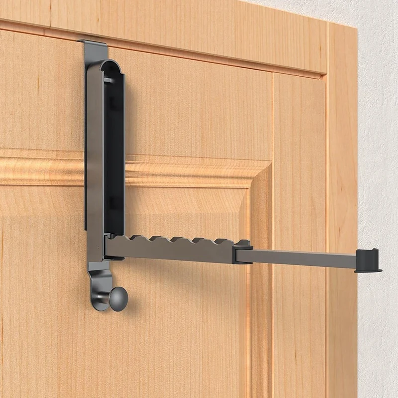 Clothes Drying Rack Folding Clothes Drying Rack, Aluminum Alloy over the Door Hanger with