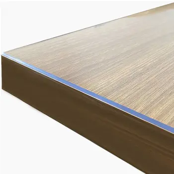 1.5毫米厚透明桌布保護墊,透明桌布保護套,塑膠桌布,透明桌墊,桌布保護墊 8 最佳銷售 封面桌 - №3