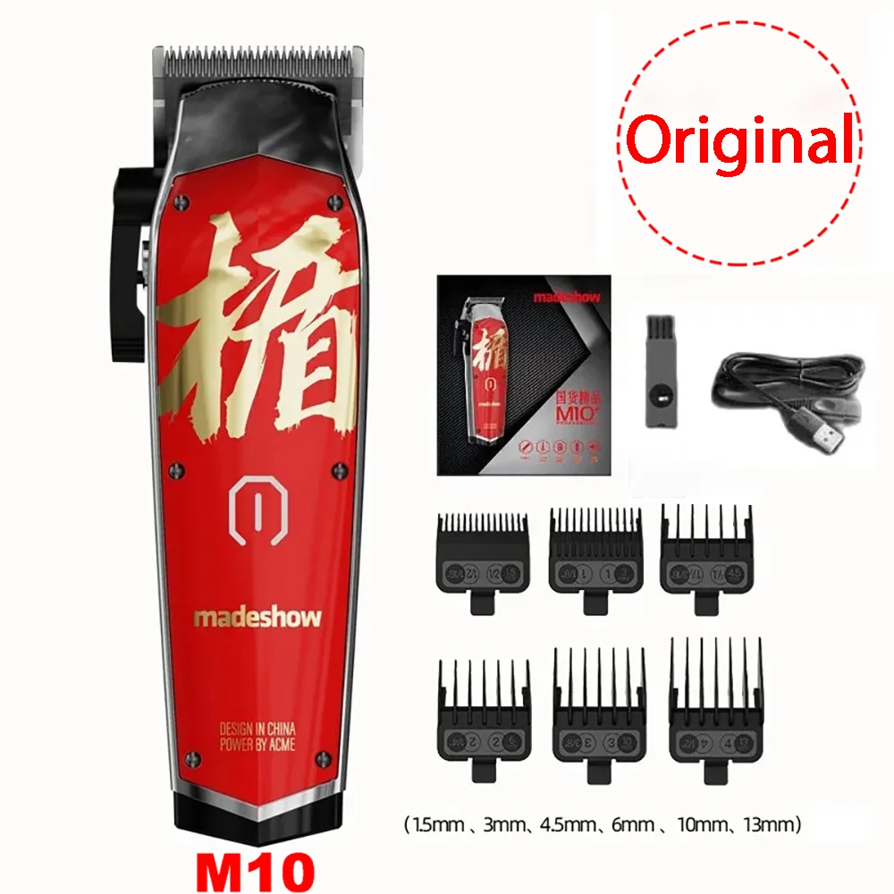 Madeshow M10 M11 Haarsnijder Heren Professionele Olie Hoofd Tondeuse Titanium Plated Keramisch Mes 7000 Rpm Kapsalon Trimmer