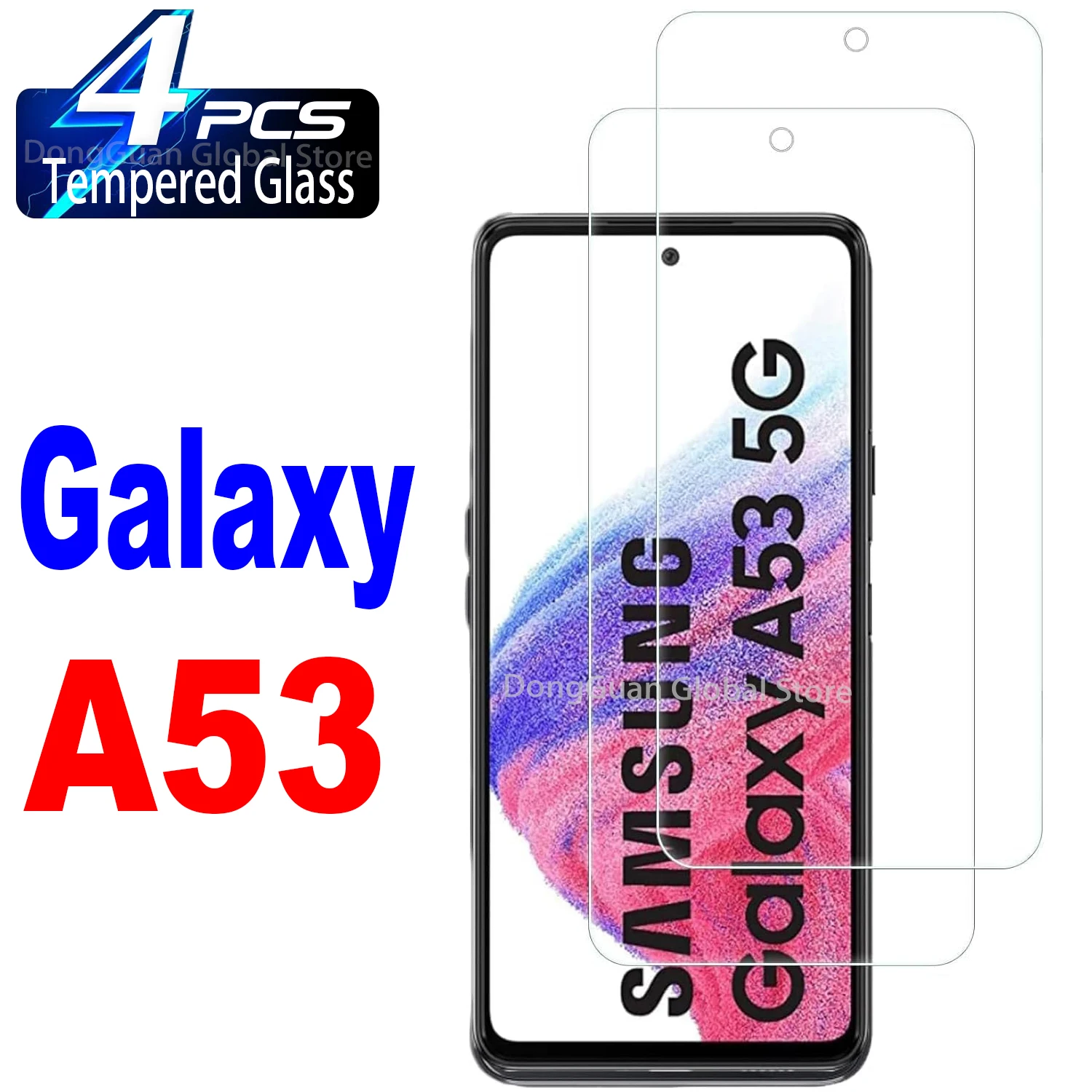 

6,5" Tempered Glass For Samsung Galaxy A53 5G Screen Protector Glass Film