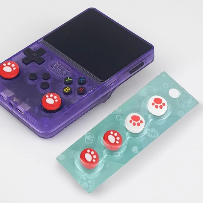 Las cubiertas empuñaduras joystick E8BA aseguran control preciso para los sistemas juegos portátiles RG556