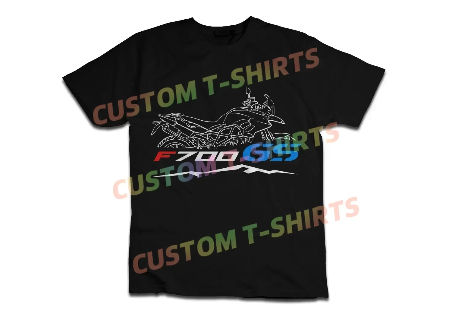 

2025 Men T Shirt Casual F700GS Motorcycle Tee Shirt for ADV Riders T-shirt Graphic Summer Short Sleeves 100% Cotton S-3XL Tee