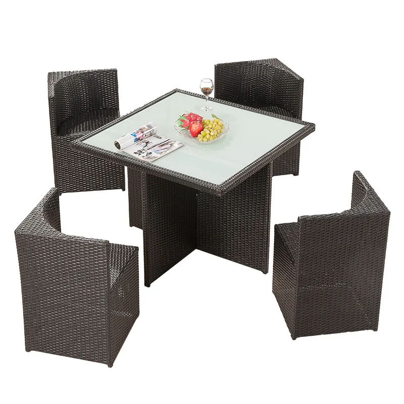 

Outdoor rattan chairs, balcony outdoor garden rattan table and chair combination, courtyard leisure furniture, hotel homestay