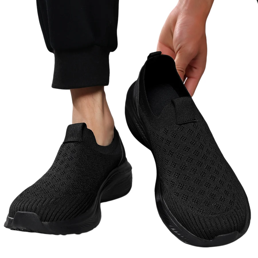 2026 Men's Double-Layer Breathable Mesh Sneakers Summer Anti-Sweat Layer Stable Outdoor Fashion Running Shoes