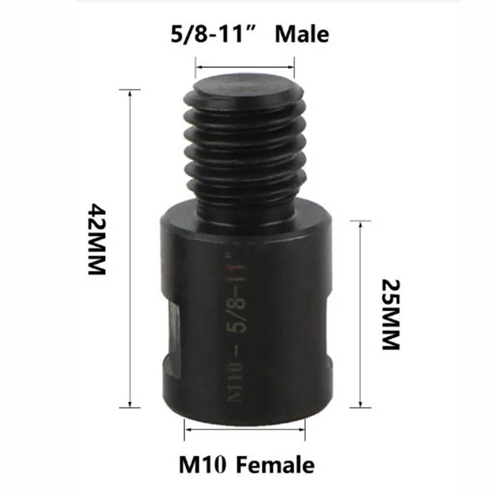 

4 шт., адаптер для угловой шлифовальной машины, преобразователь 5-8-11 на M14 5-8-11 на резьбу M10, разъем для угловой шлифовальной машины, полировщик, сверло