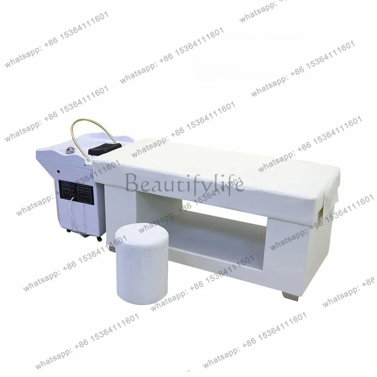 

D30Light luxury high-end head treatment barber shop beauty salon special Thai massage water circulation fumigation bed