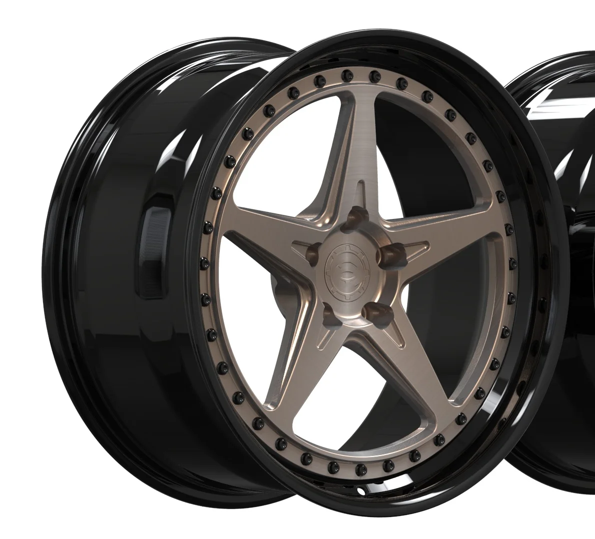 

Professional Design 20inch 10j 11.5j 5x120 Alloy 2 Piece Forged Glossy Black Pickup Suv Wheels Rims for BMW X5M F85
